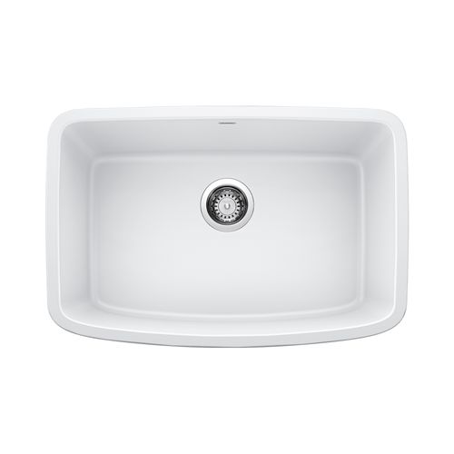 Main product image of Valea SILGRANIT 27" Single Bowl Undermount Kitchen Sink (White)