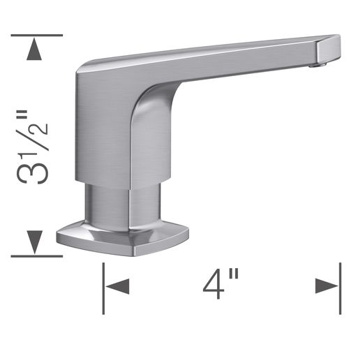 Main product image of Rivana Soap Dispenser - PVD Steel, 442680