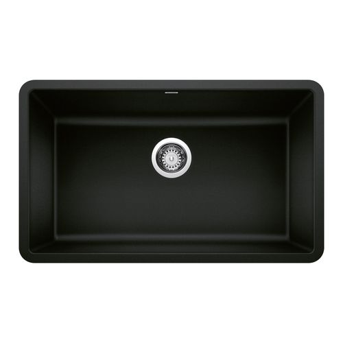 Main product image of Precis SILGRANIT 30" Single Bowl Undermount Kitchen Sink - Coal Black, 442931