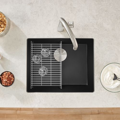 Main product image of Precis SILGRANIT 21" Single Bowl Undermount Kitchen Sink (Coal Black)