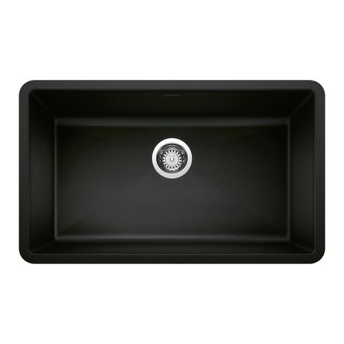 Main product image of Precis SILGRANIT 32" Super Single Undermount Kitchen Sink - Coal Black, 442935
