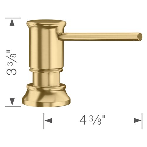 Main product image of Empressa Soap Dispenser - Satin Gold, 442987