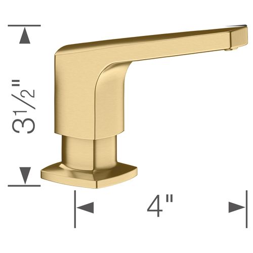 Main product image of Rivana Soap Dispenser - Satin Gold, 442988