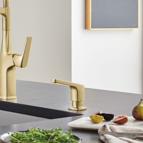 Main product image of Rivana Soap Dispenser - Satin Gold, 442988