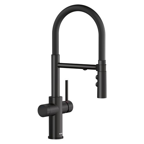 Main product image of Catris Flexo Filter-Ready Semi-Pro Pull-Down Dual-Spray Kitchen Faucet (Matte Black)
