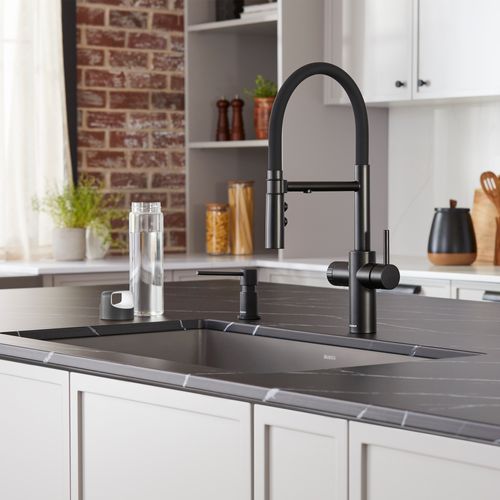 Main product image of Catris Flexo Filter-Ready Semi-Pro Pull-Down Dual-Spray Kitchen Faucet (Matte Black)