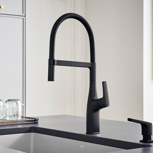 Main product image of Rivana Semi-Pro Pull-Down Dual-Spray Kitchen Faucet - Matte Black, 443019