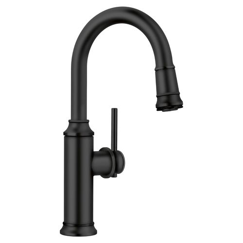 Main product image of Empressa Pull-Down Bar Faucet - Matte Black, 443025, 443025-BLANCO