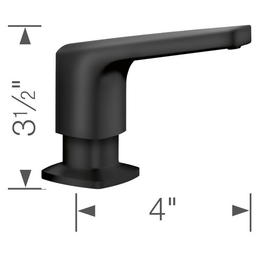 Main product image of Rivana Soap Dispenser (Matte Black)
