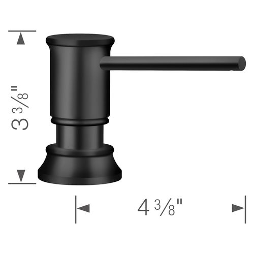 Main product image of Empressa Soap Dispenser - Matte Black, 443030