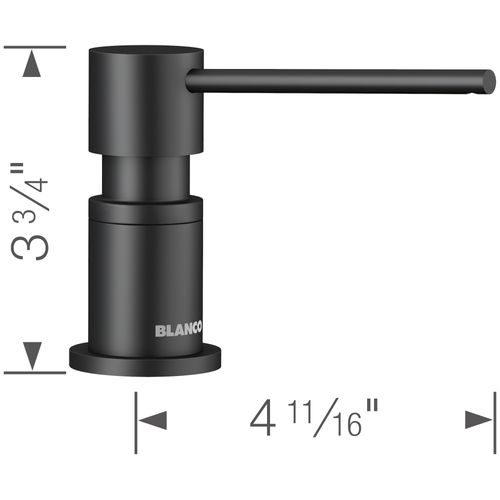 Main product image of Lato Soap Dispenser (Matte Black)