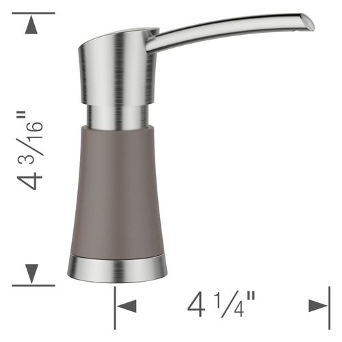 Main product image of Artona Soap Dispenser - PVD Steel/Volcano Gray, 443038