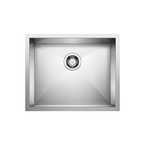 Main product image of Quatrus R0 22" Single Bowl Undermount Stainless Steel Kitchen Sink, 443050