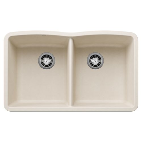 Main product image of Diamond SILGRANIT 32" 50/50 Double Bowl Undermount Kitchen Sink - Soft White, 443068
