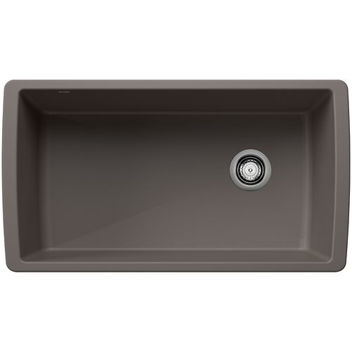 Main product image of Diamond SILGRANIT 33" Super Single Undermount Kitchen Sink - Volcano Gray, 443108