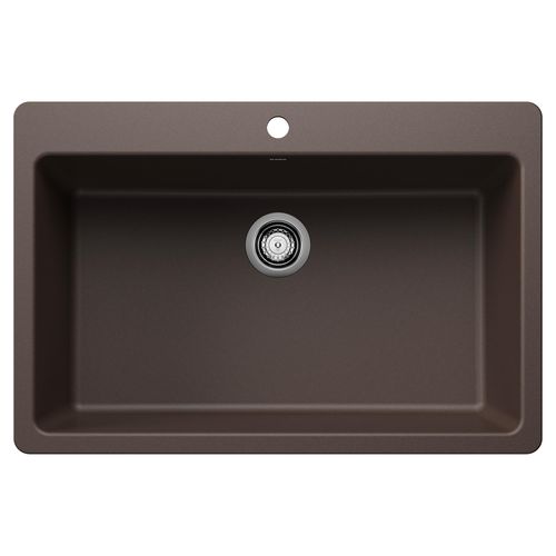 Main product image of Liven SILGRANIT 33" Super Single Dual Mount Kitchen Sink, 443199 (Cafe)