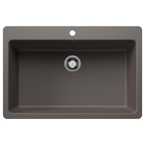 Main product image of Liven SILGRANIT 33" Super Single Dual Mount Kitchen Sink, 443200 (Volcano Gray)