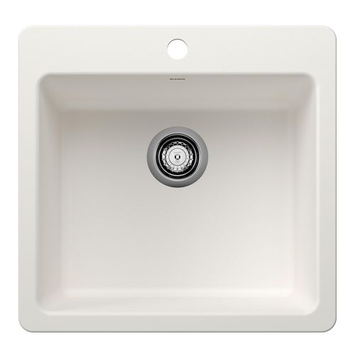 Main product image of Liven SILGRANIT 21" Single Bowl Dual Mount Kitchen Sink, 443229 (White)