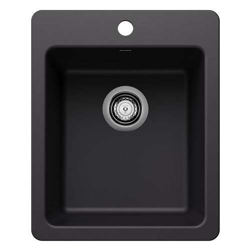 Main product image of Liven SILGRANIT 17" Dual Mount Bar Sink, 443234 (Coal Black)