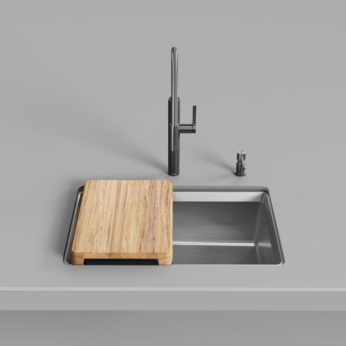 Main product image of Inteos 30" Single Bowl Reversible Undermount Workstation Kitchen Sink - Stainless Steel, 443299