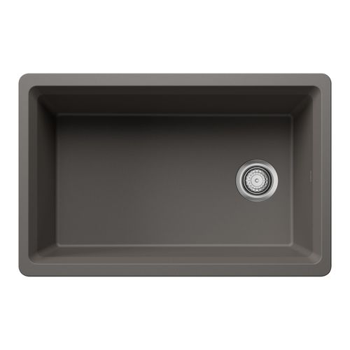 Main product image of Inteos SILGRANIT 30"  Single Bowl Reversible Undermount Workstation Kitchen Sink - Volcano Gray, 443309