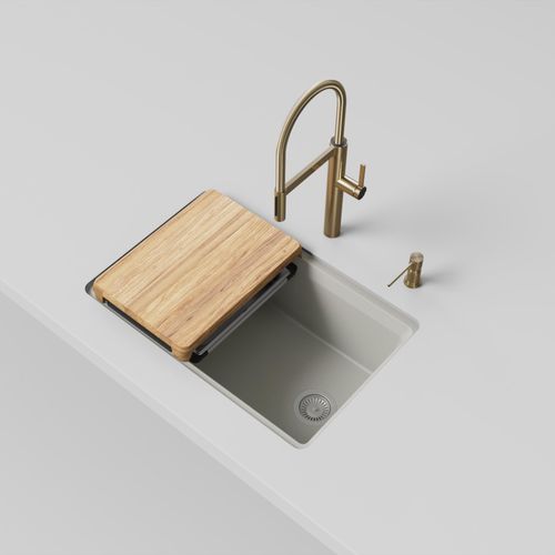 Main product image of Inteos SILGRANIT 30"  Single Bowl Reversible Undermount Workstation Kitchen Sink - Soft White, 443310