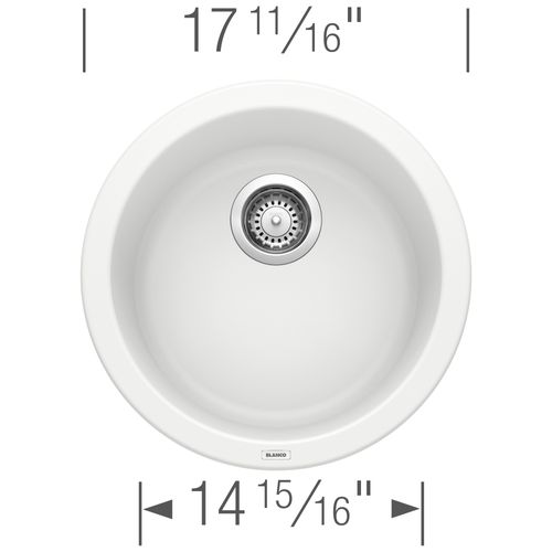 Main product image of Rondo SILGRANIT 18" Dual Mount Bar Sink (White)