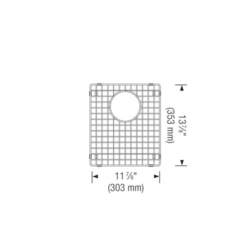 Main product image of Stainless Steel Sink Grid for Liven Bar & Precis 50/50 Sink, 516363