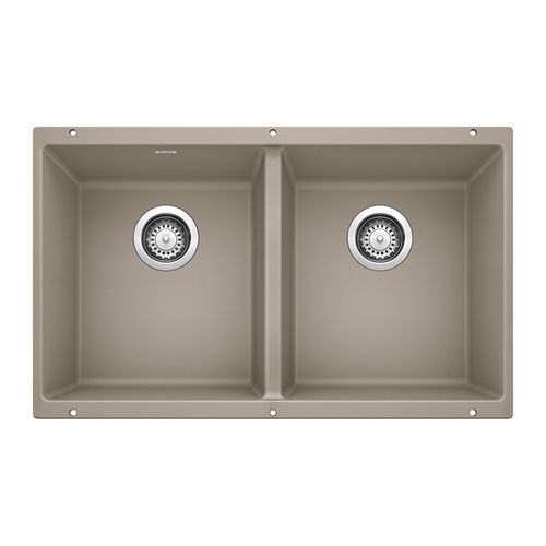 Main product image of Precis SILGRANIT 29" 50/50 Double Bowl Undermount Kitchen Sink (Truflle)