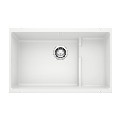 Main product image of Precis Cascade SILGRANIT 29" Single Bowl Undermount Kitchen Sink with Colander - White, 519453