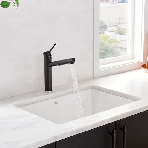 Main product image of Precis SILGRANIT 27" Single Bowl Undermount Kitchen Sink - White, 522429