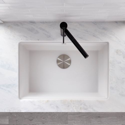 Main product image of Precis SILGRANIT 27" Single Bowl Undermount Kitchen Sink - White, 522429