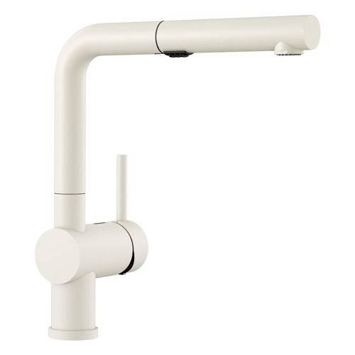 Main product image of Linus Low Arc Pull-Out Dual-Spray Kitchen Faucet (White), 526373