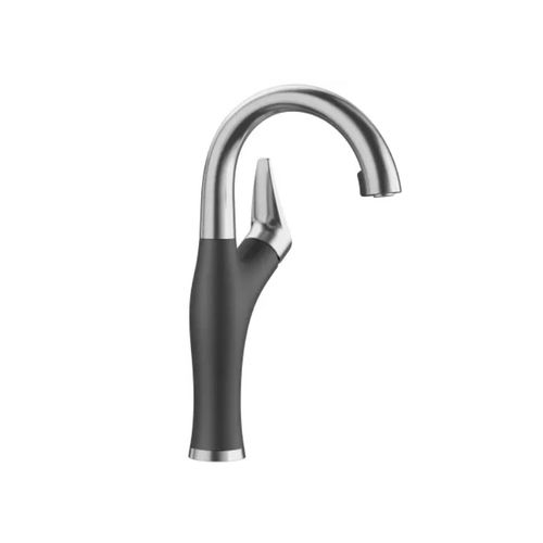 Main product image of Artona 1.5 GPM Single Hole Pull Down Bar Faucet (PVD Steel/Anthracite), 526378