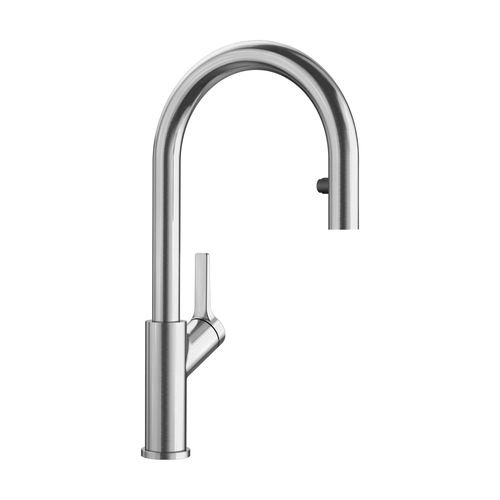 Main product image of Urbena Pull-Down Dual-Spray Kitchen Faucet - Classic Steel, 526389