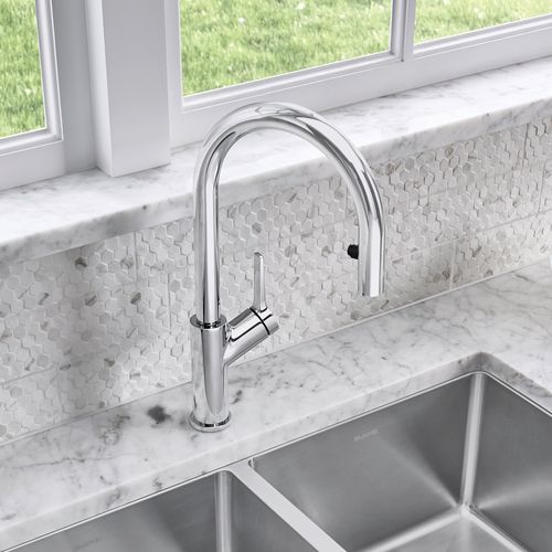 Main product image of Urbena Pull-Down Dual-Spray Kitchen Faucet - Chrome, 526390