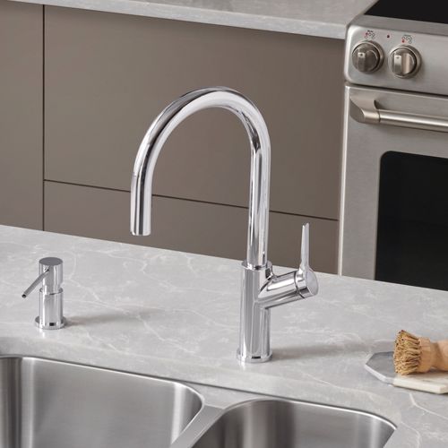 Main product image of Urbena Pull-Down Dual-Spray Kitchen Faucet - Chrome, 526390