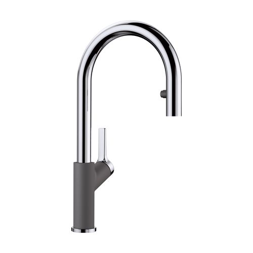 Main product image of Urbena Pull-Down Dual-Spray Kitchen Faucet - Chrome/Cinder, 526395