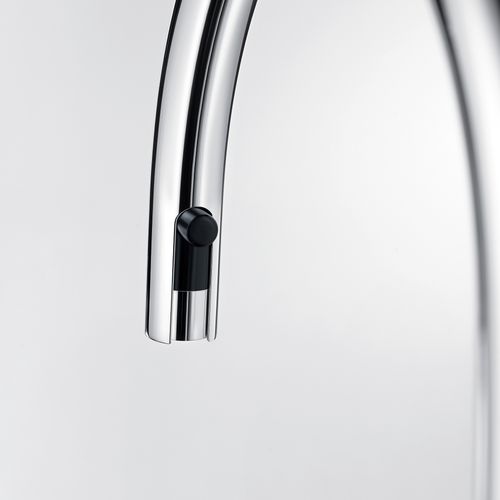Main product image of Urbena Pull-Down Dual-Spray Kitchen Faucet - Chrome/Coal Black, 526398
