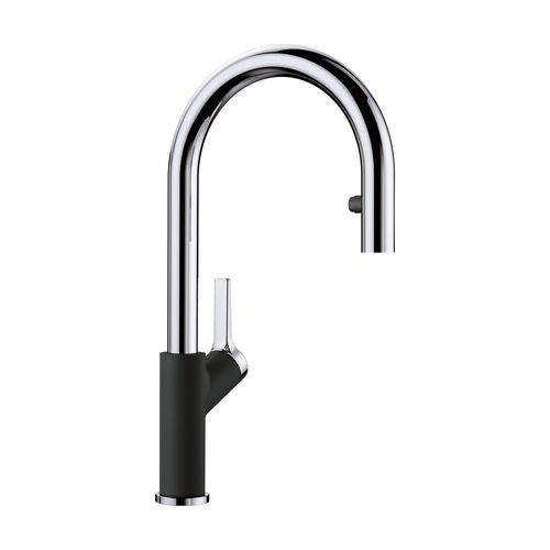 Main product image of Urbena Pull-Down Dual-Spray Kitchen Faucet - Chrome/Coal Black, 526398