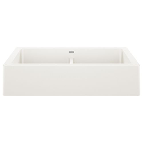 Main product image of Vintera SILGRANIT 33" Double Bowl Apron-Front Farmhouse Sink - White, 526550