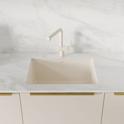 Main product image of Precis SILGRANIT 24" Single Bowl Undermount Kitchen Sink - Soft White, 527402