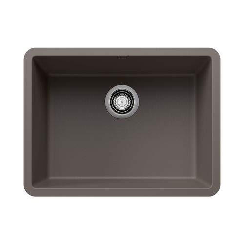 Main product image of Precis SILGRANIT 24" Single Bowl Undermount Kitchen Sink - Volcano Gray, 527411