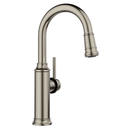 Main product image of Empressa Bar Pull-Down Faucet, 1.5 GPM (Stream Only) - Satin Platinum, 443247