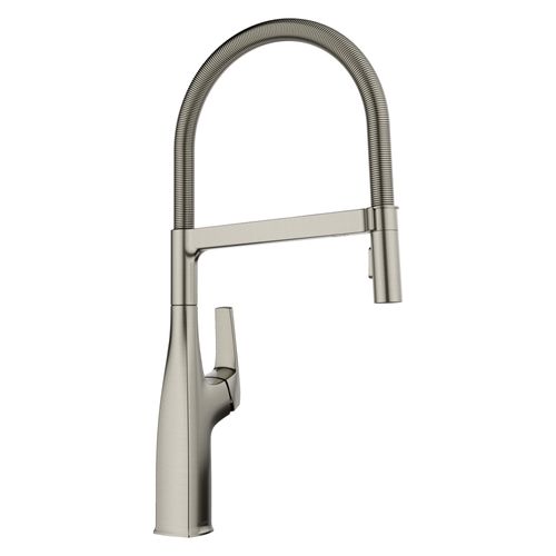 Main product image of Rivana Semi-Pro Pull-Down Dual-Spray Kitchen Faucet, 1.5 GPM - Satin Platinum, 443248