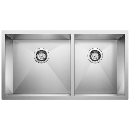 Main product image of Precision R0 33" 1-3/4 Bowl 60/40 Undermount Stainless Steel Kitchen Sink, 515821