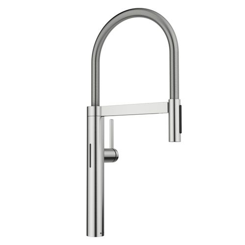 Main product image of Blancoculina II Pull-Down Dual-Spray Touchless Sensor Kitchen Faucet, 1.5 GPM - PVD Steel, 527470