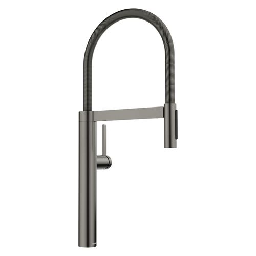 Main product image of Blancoculina II Pull-Down Dual-Spray Kitchen Faucet, 1.5 GPM - Satin Dark Steel, 527475