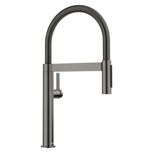 Main product image of Blancoculina II Mini Pull-Down Dual-Spray Kitchen Faucet, 1.5 GPM - Satin Dark Steel, 527482