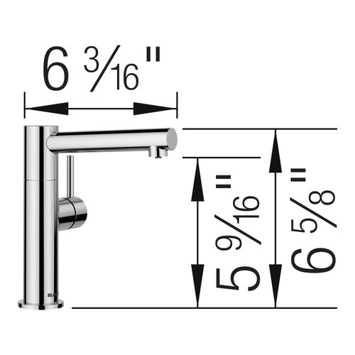 Main product image of Alta II Beverage Faucet, Cold Water Only, 1.5 GPM - Chrome, 527563